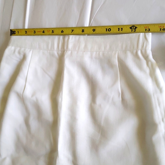 Norton McNaughton USA New Linen Look Straight Pencil SKIRT Back Slit Women's 10 - Picture 6 of 12